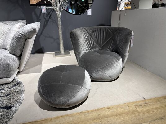 Sessel mit Hocker Teratai